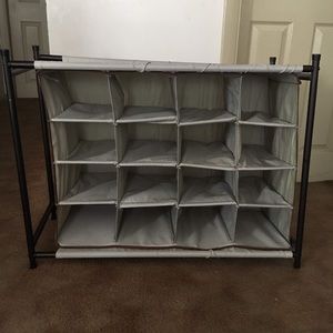 16 Slot Shoe Rack
